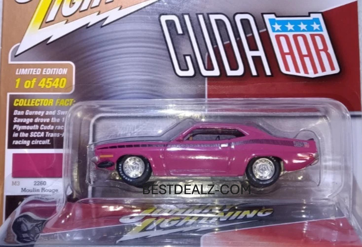 1:64 1970 PLYMOUTH AAR CUDA W/ STORAGE PRO COLLECTOR SERIES OUT OF PRODUCTION!!!