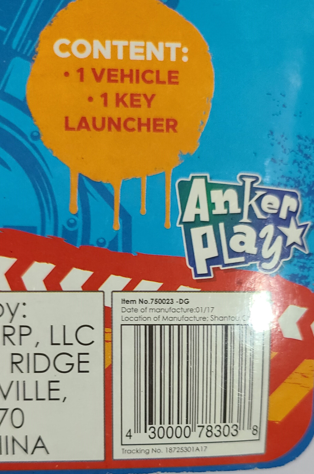 ANKER PLAY MIRCO CAR WIND UP KEY LAUNCHER INSERT, PRESS, PLAY VEHICLE 2017 NEW