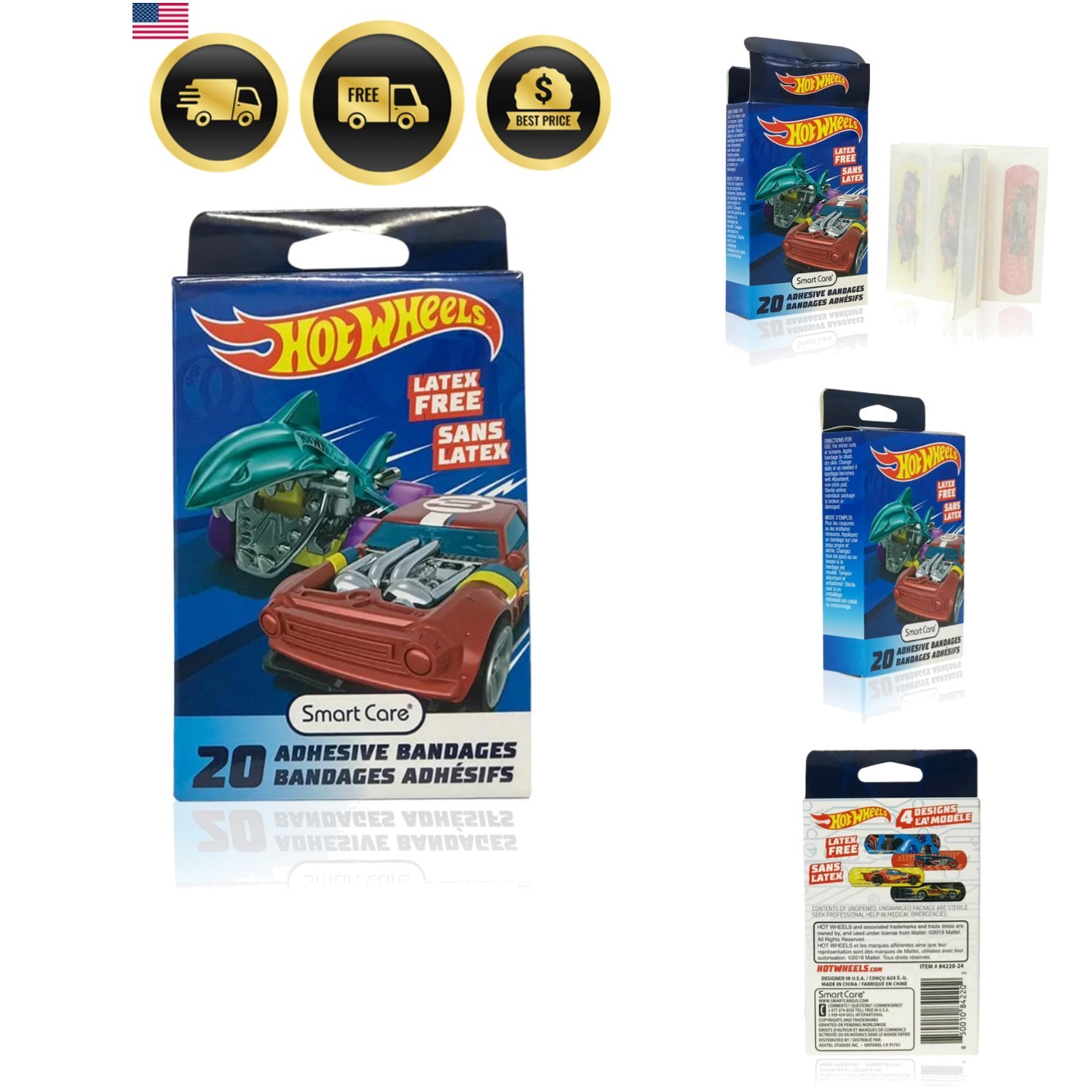 Hot Wheels Bandage 20 Count