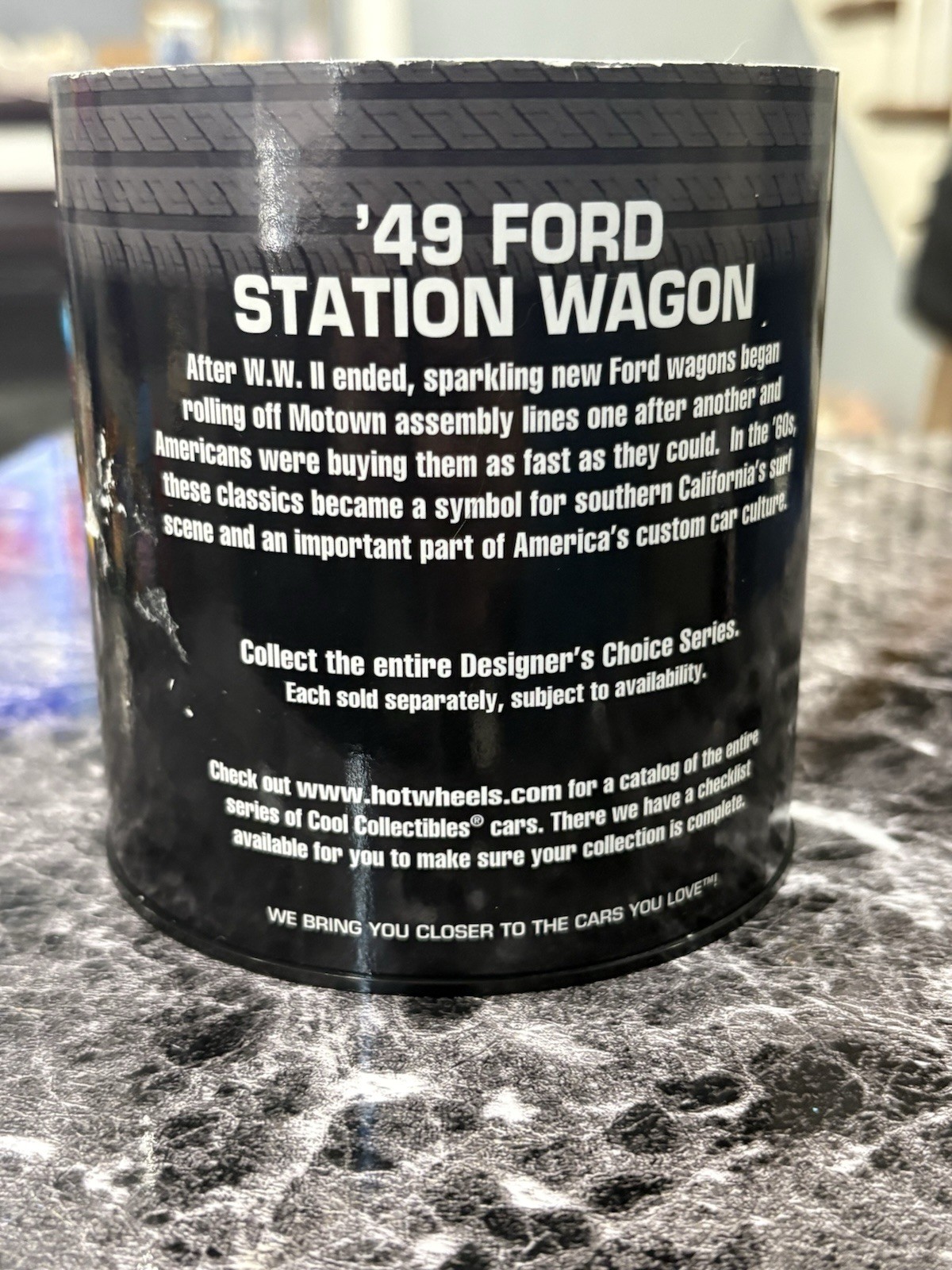 Hot Wheels Designer’s Choice Series 49 Ford Station Wagon Oil Can PURPLE