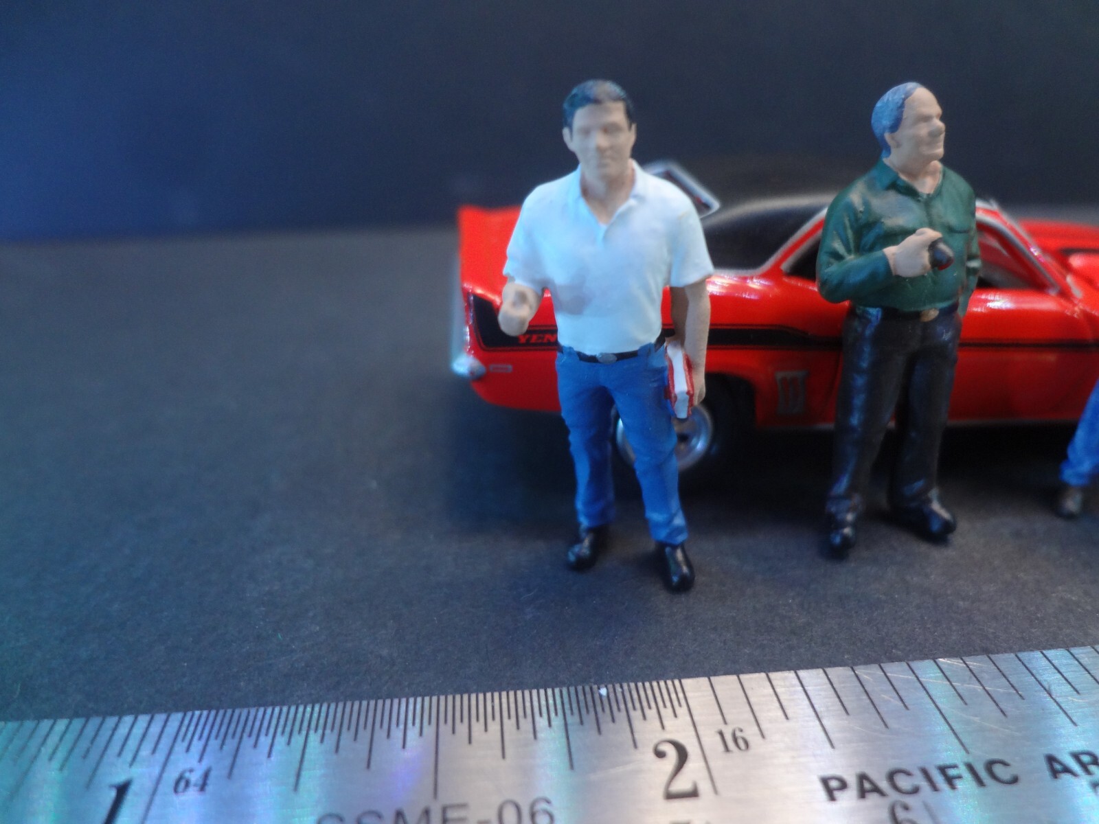 1:64 Scale figure set VIP mechanics & bossman blue set – CAR IS NOT included.