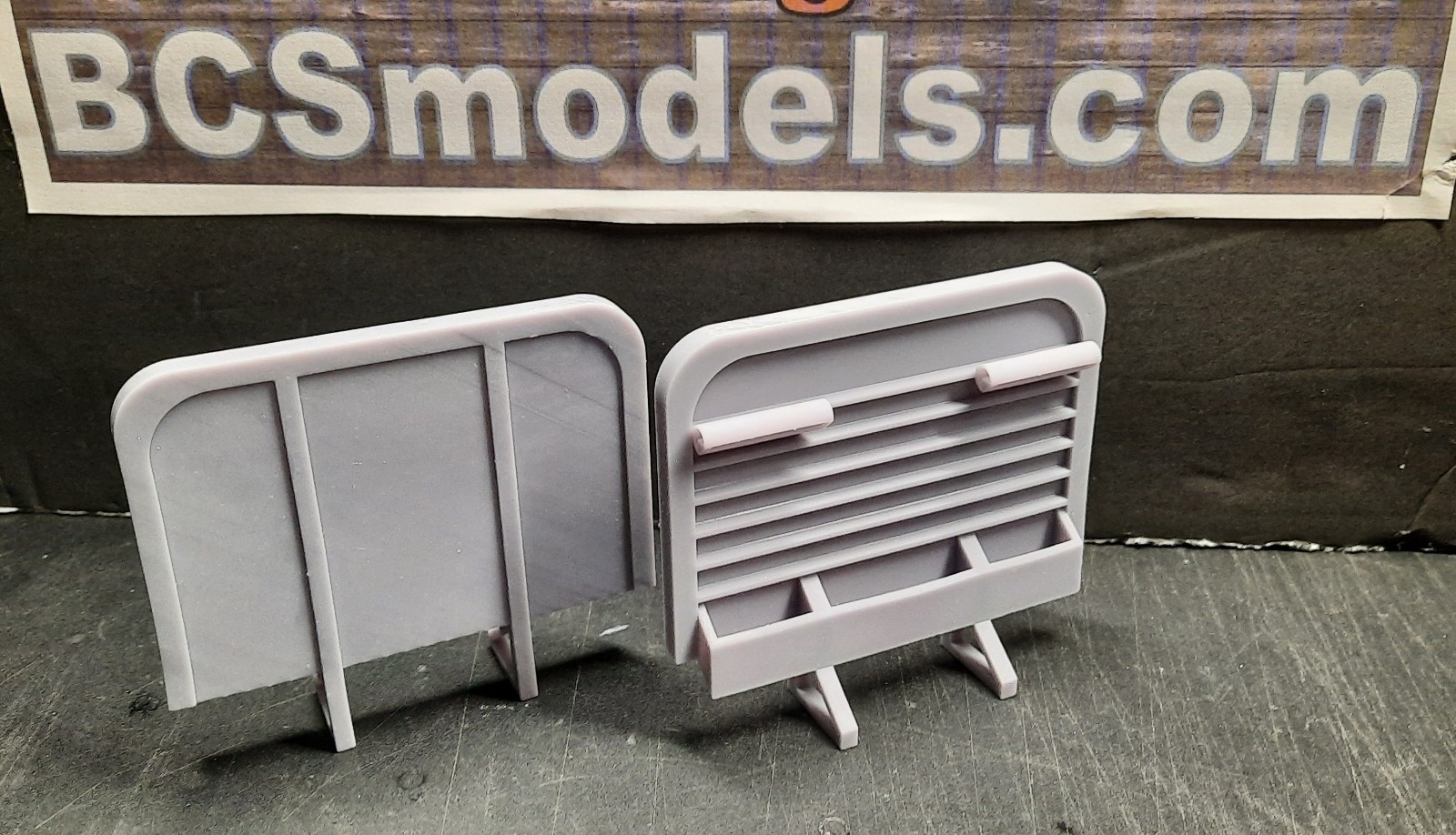 semi headache rack / back rack 1:25 scale high detail resin Diorama