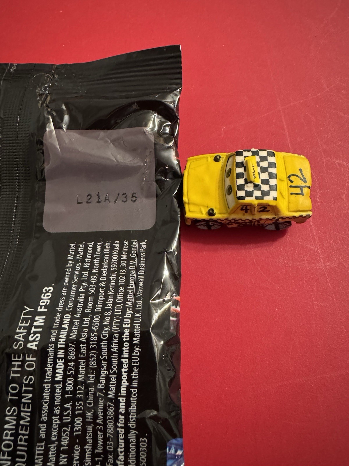 2018 Disney Pixar Cars Mini Racers FAREGAME Crazy 8 Demo Derby #35