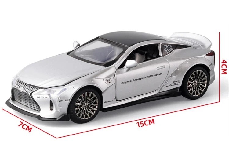 1:32 Lexus LC500 Alloy Sports Car Model Diecast Metal Toy Racing Car Vehicle