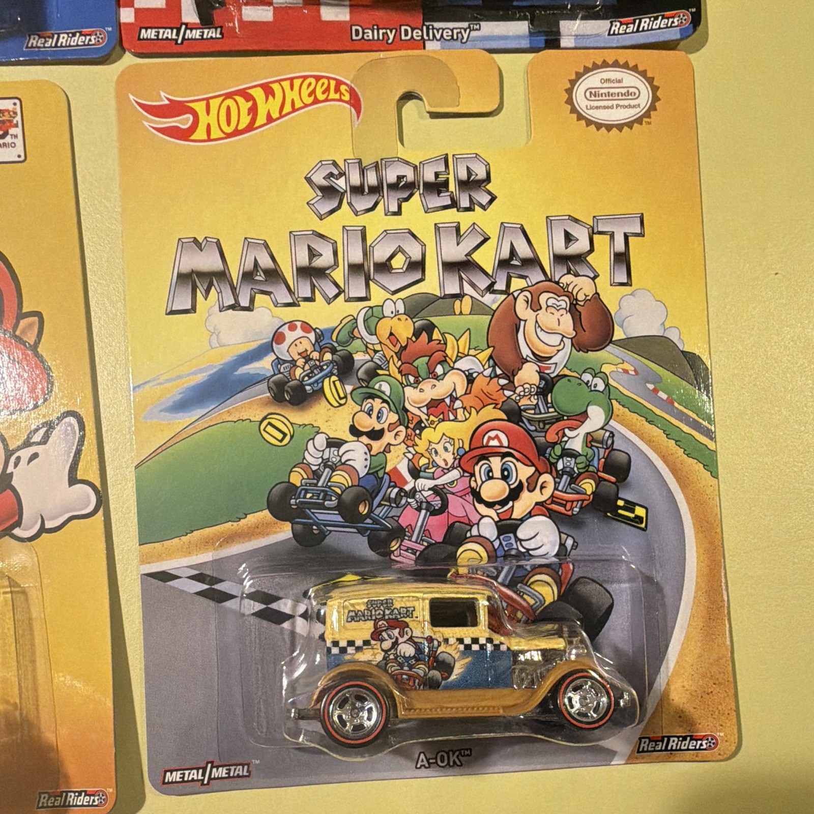 Hot Wheels Pop Culture Super Mario Real Riders 1:64 complete set of 6 BRAND NEW