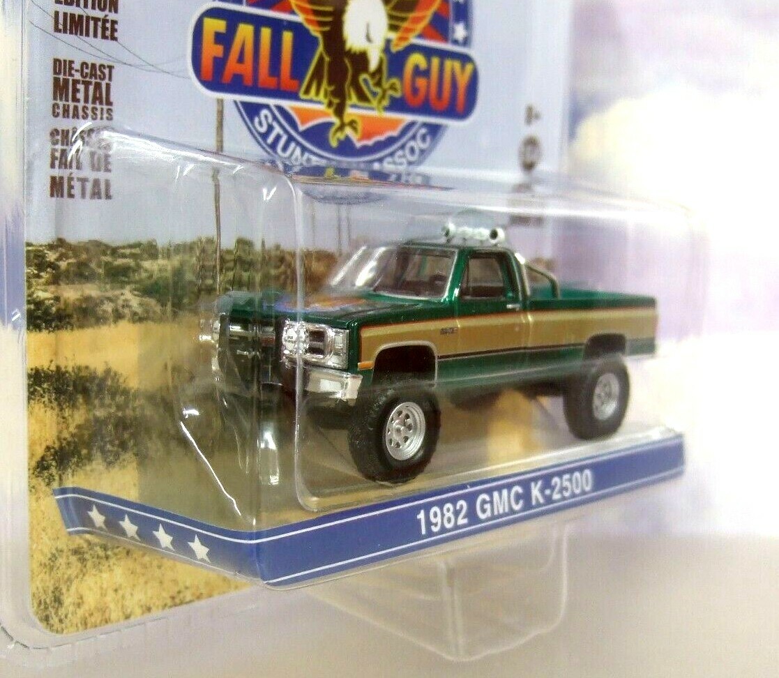1/64 GREENLIGHT 1982 GMC K2500 K-2500 PICKUP THE FALL GUY LEE MAJORS RARE CHASE!