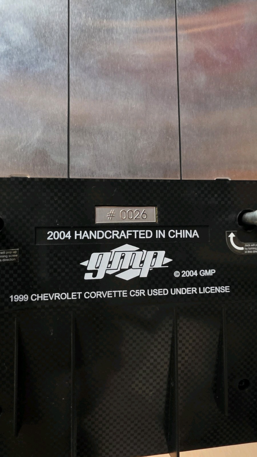 RARE, 2004 GMP 1:12 Corvette C5R Limited Edition Model Car #26 Black 1999