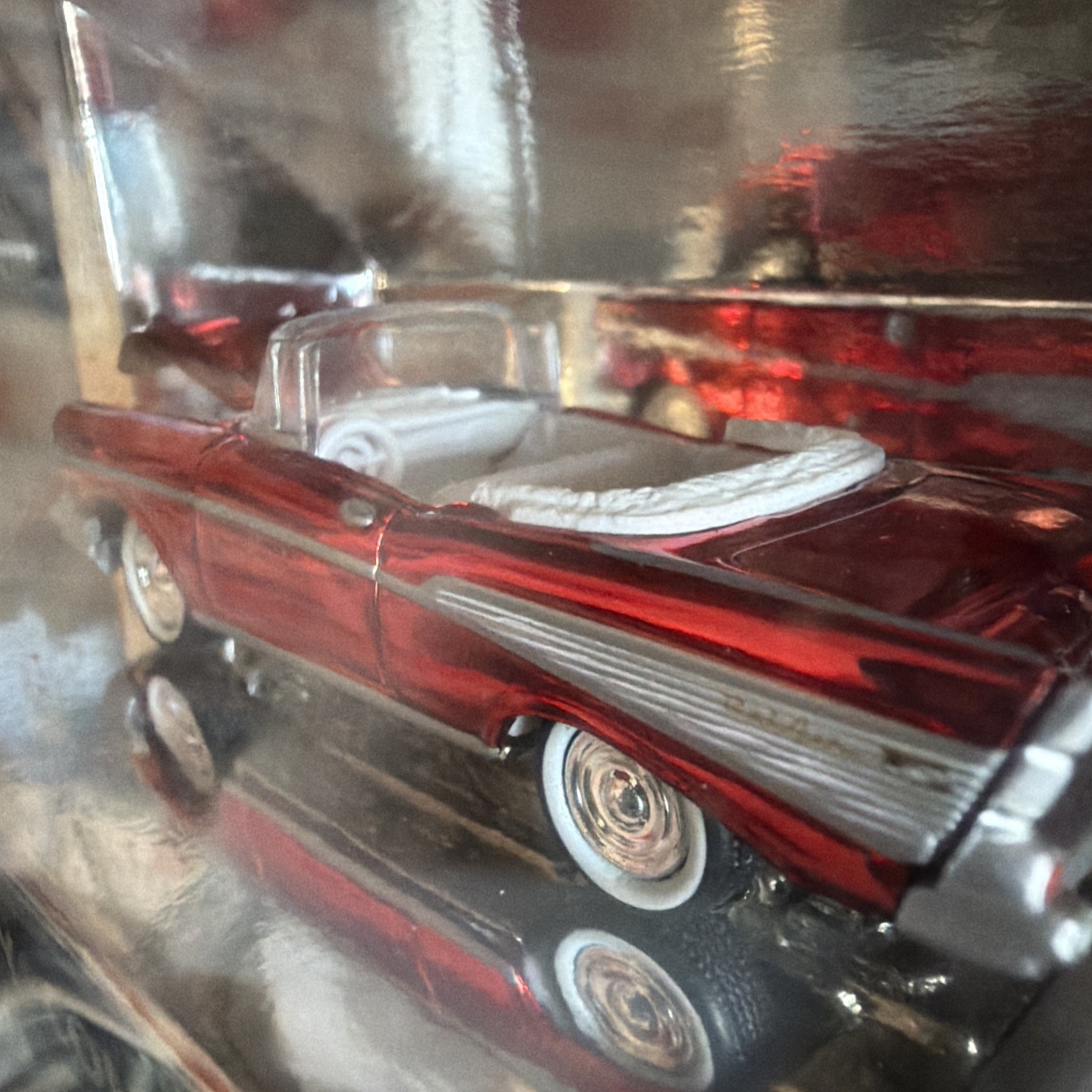 1957🏆Chevy Bel Air🏆Convertible First Shot 1/64 Diecast Limited Edition