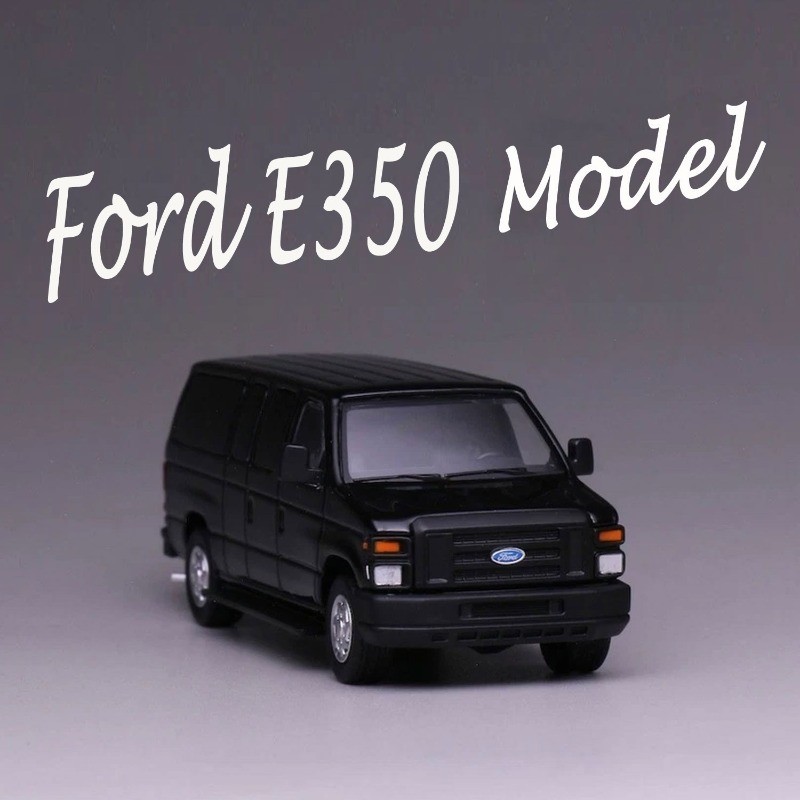 Black 1:64 Ford E350 PL Prisoner Van – Super Duty Die Cast Model Collection New