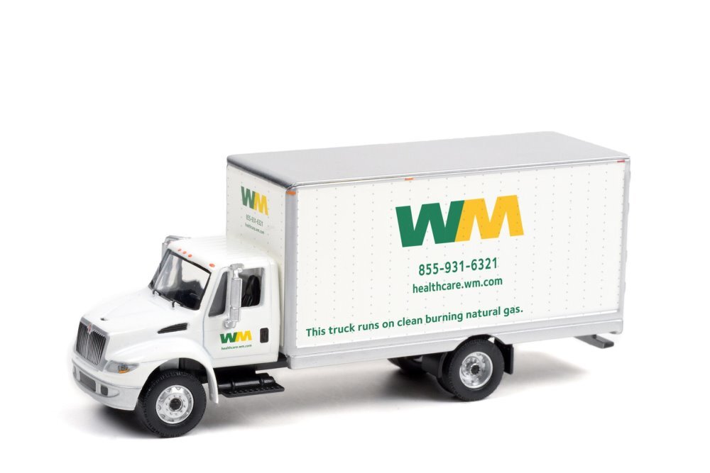 WASTE MANAGEMENT 2013 INTERNATIONAL DURASTAR BOX VAN 1/64 scale DIECAST CAR