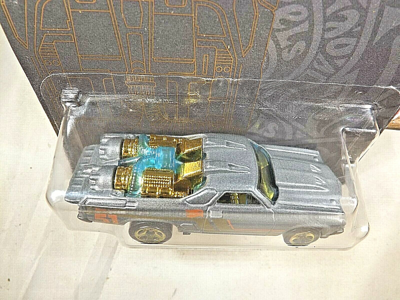 2019 Hot Wheels Satin & Chrome Series 1/6 CUSTOM ’71 El CAMINO Gray w/Gold 5 Sp