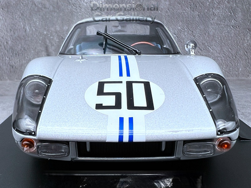 1:18 norev Porsche 904 gts Silver Turtle 50 Closed Alloy car model