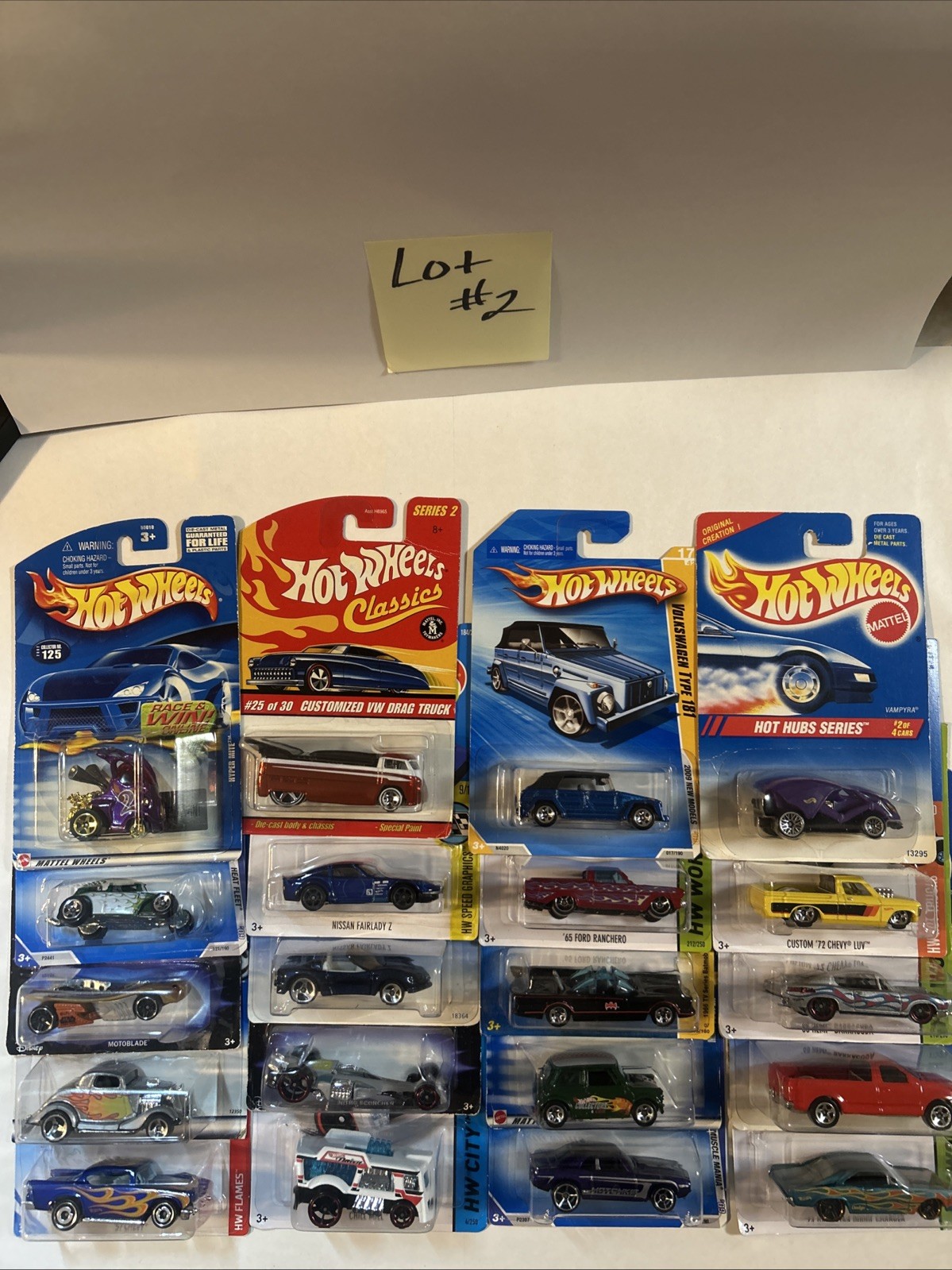 Hot Wheels Lot Of 20 Cars- Various Years, Sets, Series And Models – Unopened