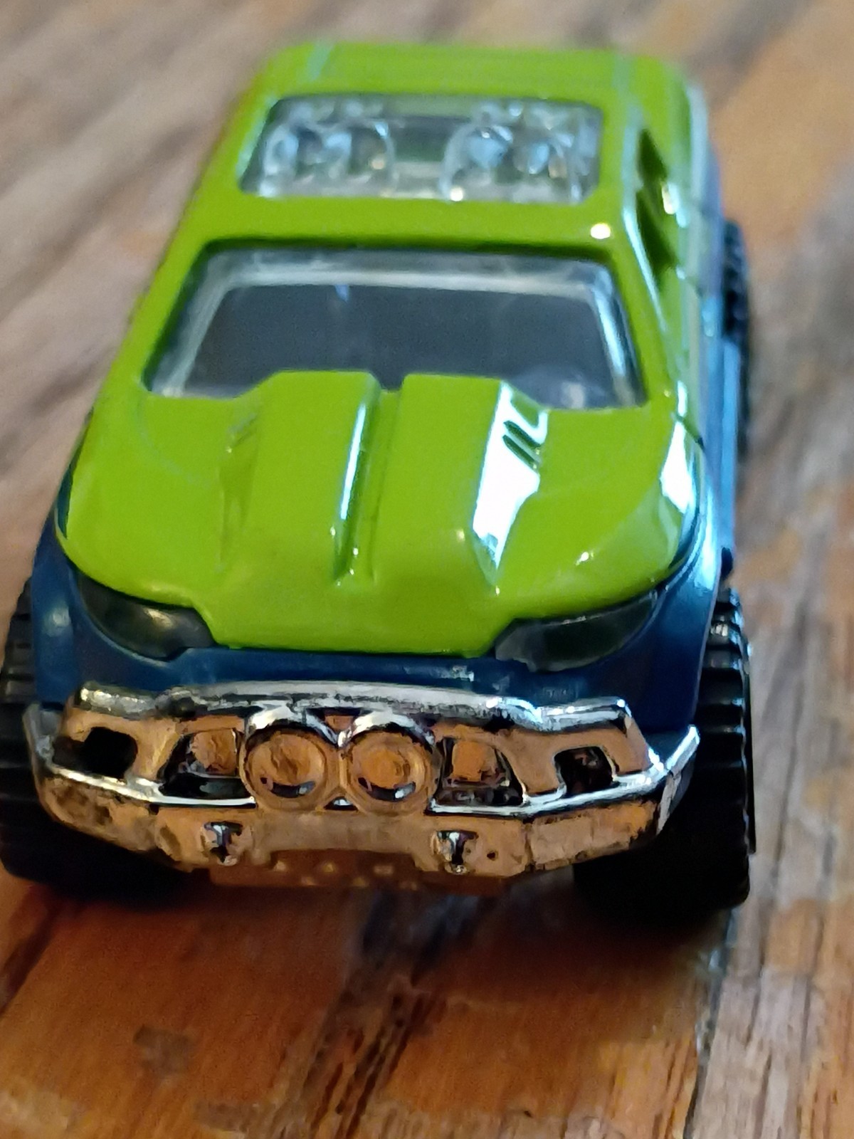 Rare 2013 Hot Wheels Off Duty Green Diecast Pickup Truck – HW Collectible