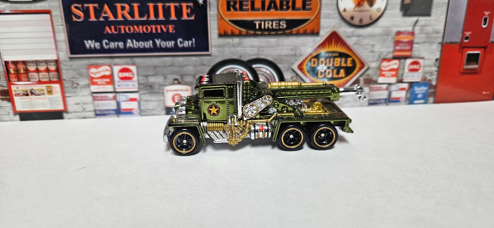 Hotwheels Larry Wood steampunk tow truck