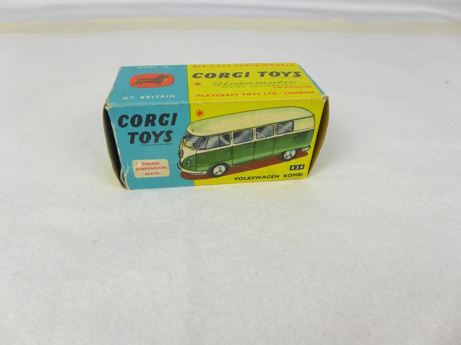 Corgi Toys 434 Die Cast Volkswagen Kombi VW van in original box