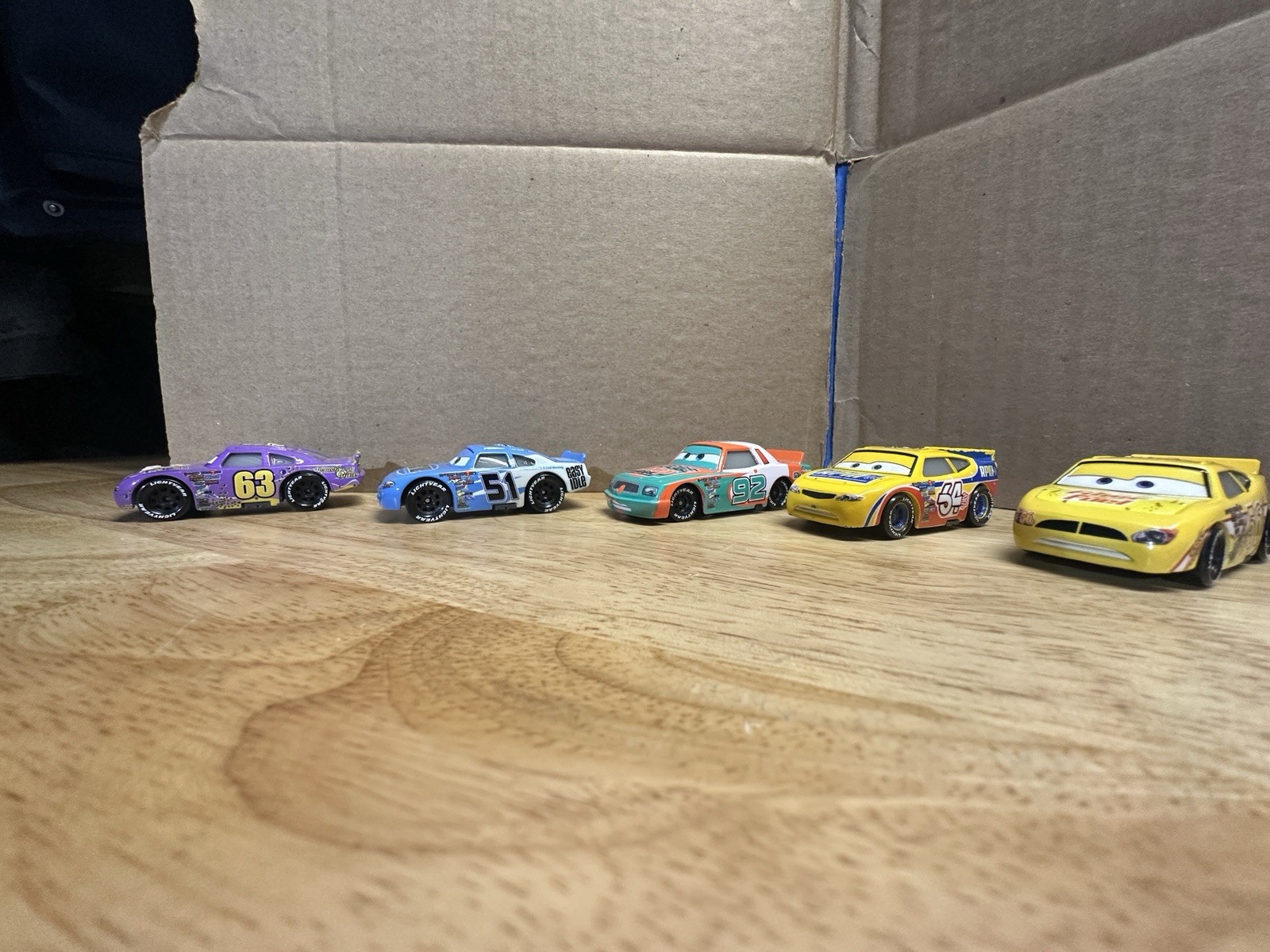Disney Pixar Cars Diecast Lot of 8 Piston Cup Racers Mater RPM Shifty Drug 1:55