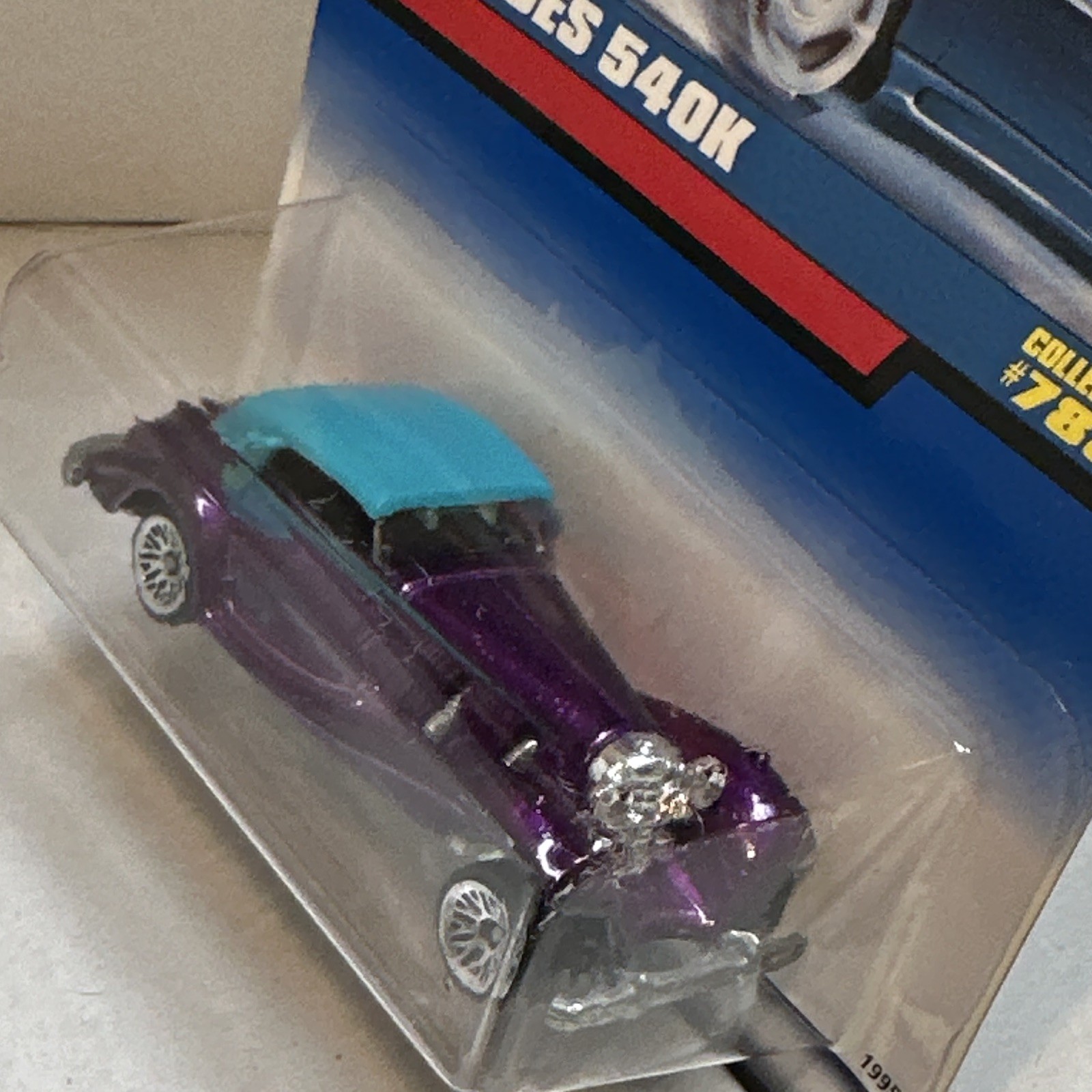 Hot Wheels Collector Mercedes-Benz 540K Purple/Blue 1:64 Diecast Unopened