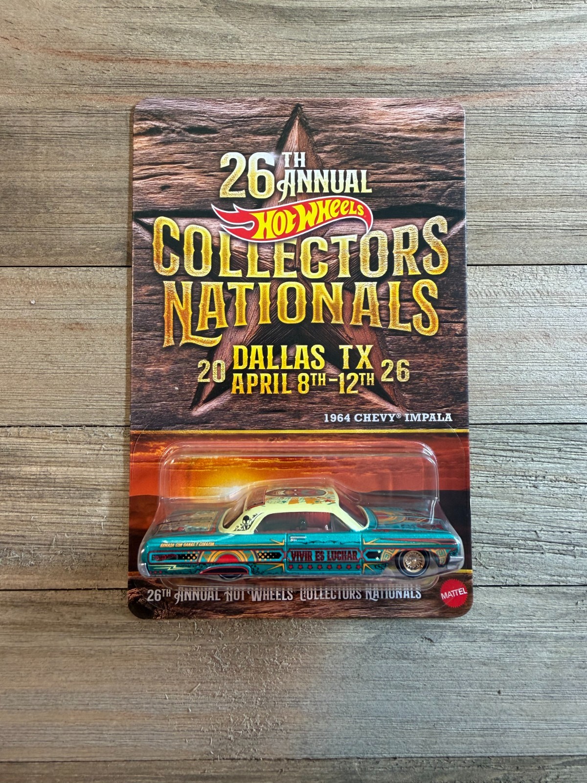 2026 Hot Wheels 26th Nationals Dallas, TX Convention 1964 Chevy Impala 1320/4200