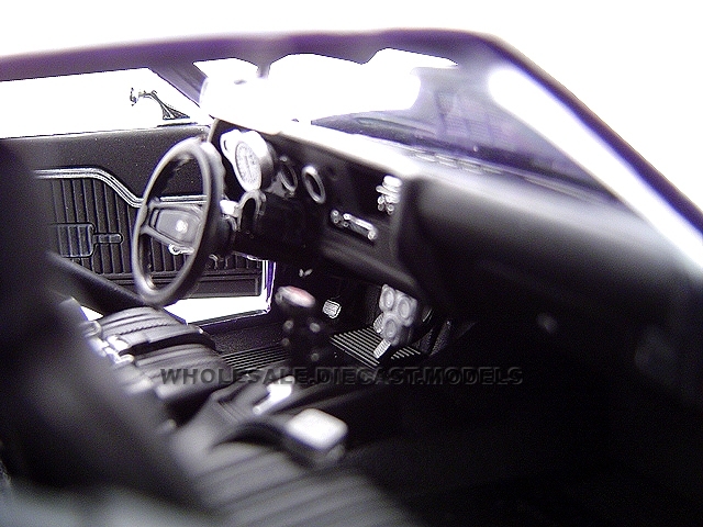 1970 CHEVROLET CHEVELLE SS 454 PURPLE 1:24 PRO STREET CAR UNIQUE REPLICAS 18676