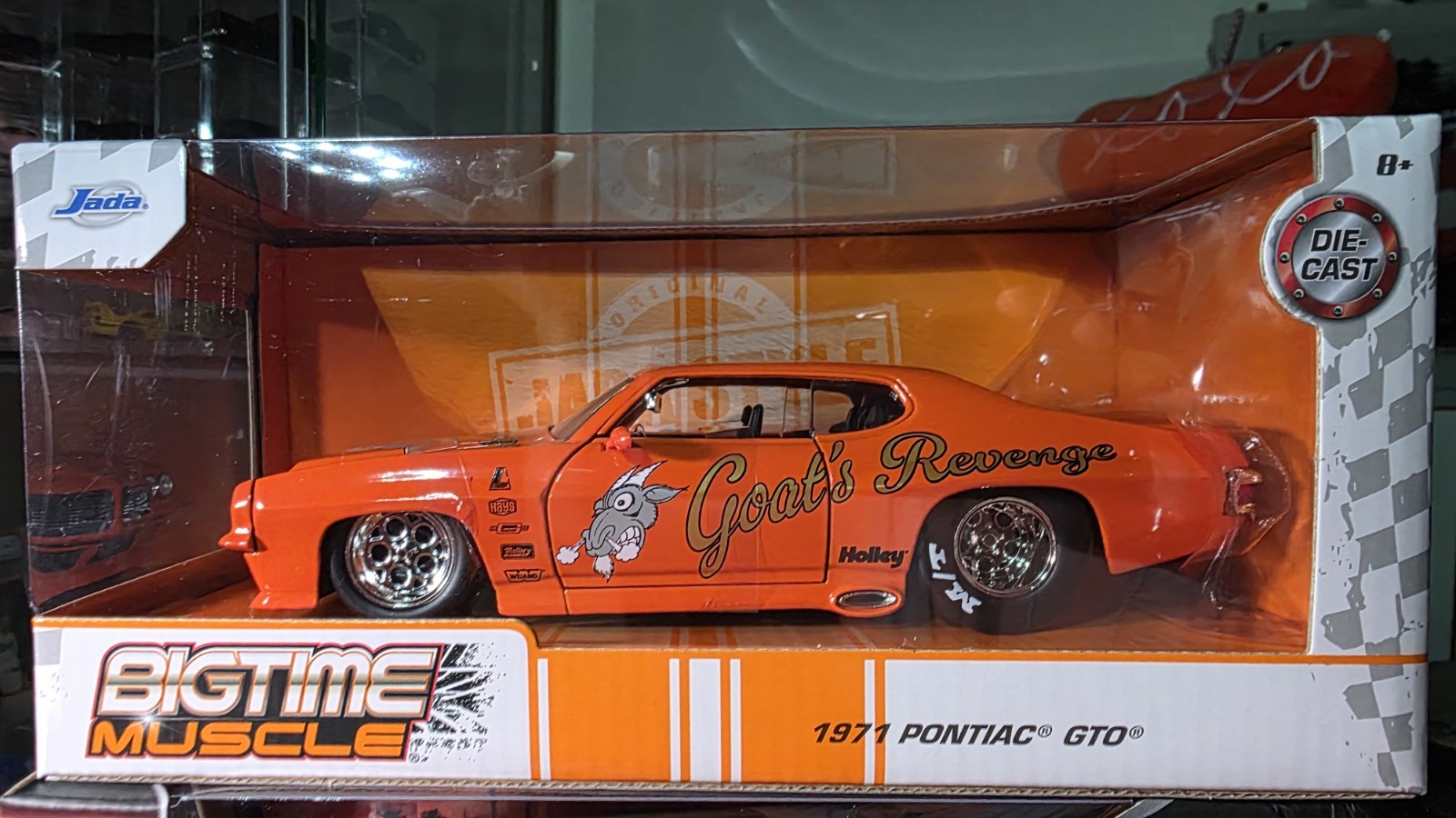 Jada 1/24 1971 Pontiac GTO “Goat’s Revenge” Bigtime Muscle Diecast.