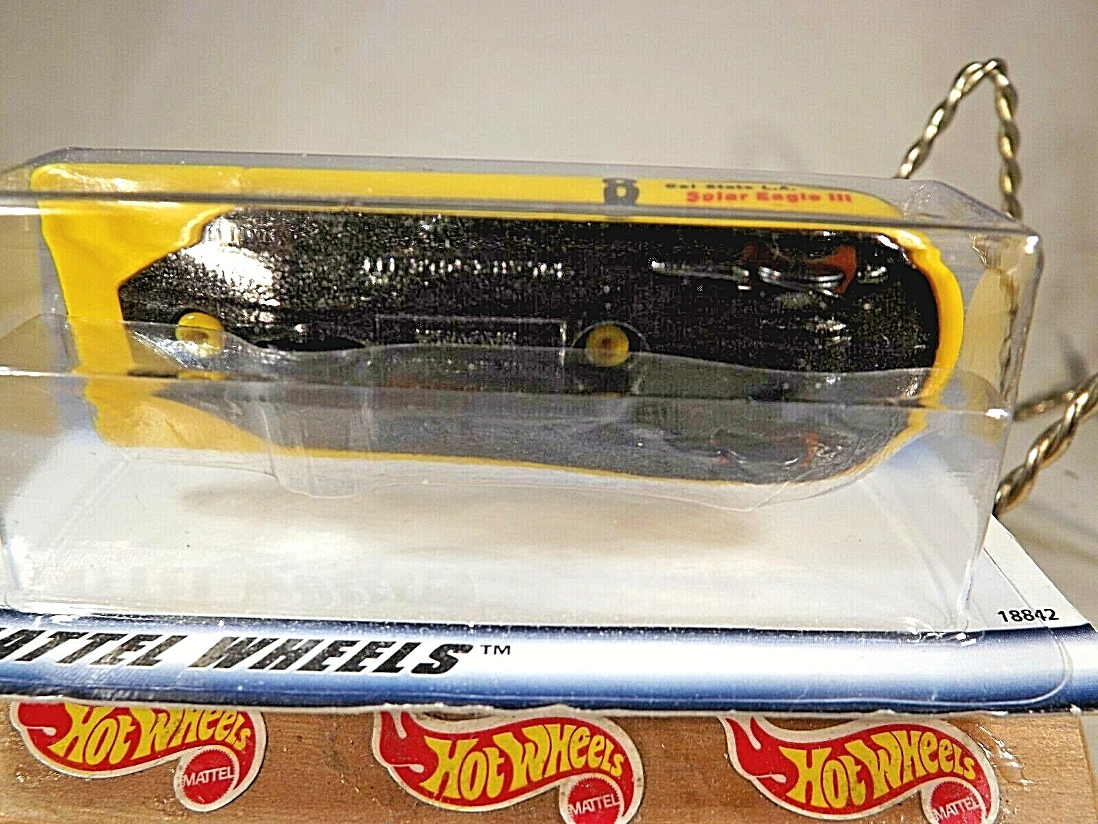 1998 Vintage Hot Wheels #650 First Editions 23/40 SOLAR EAGLE III Yellow – Blue