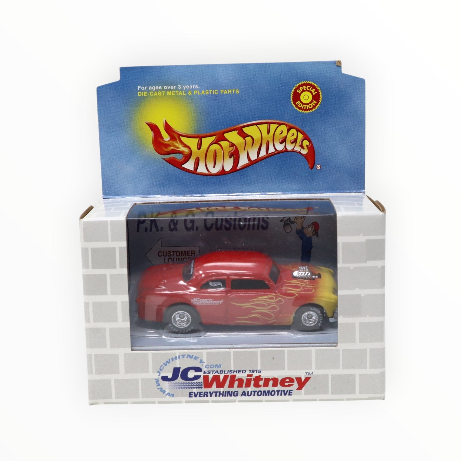 Hot Wheels Shoe Box – Red JC Whitney – 2001 Promo A