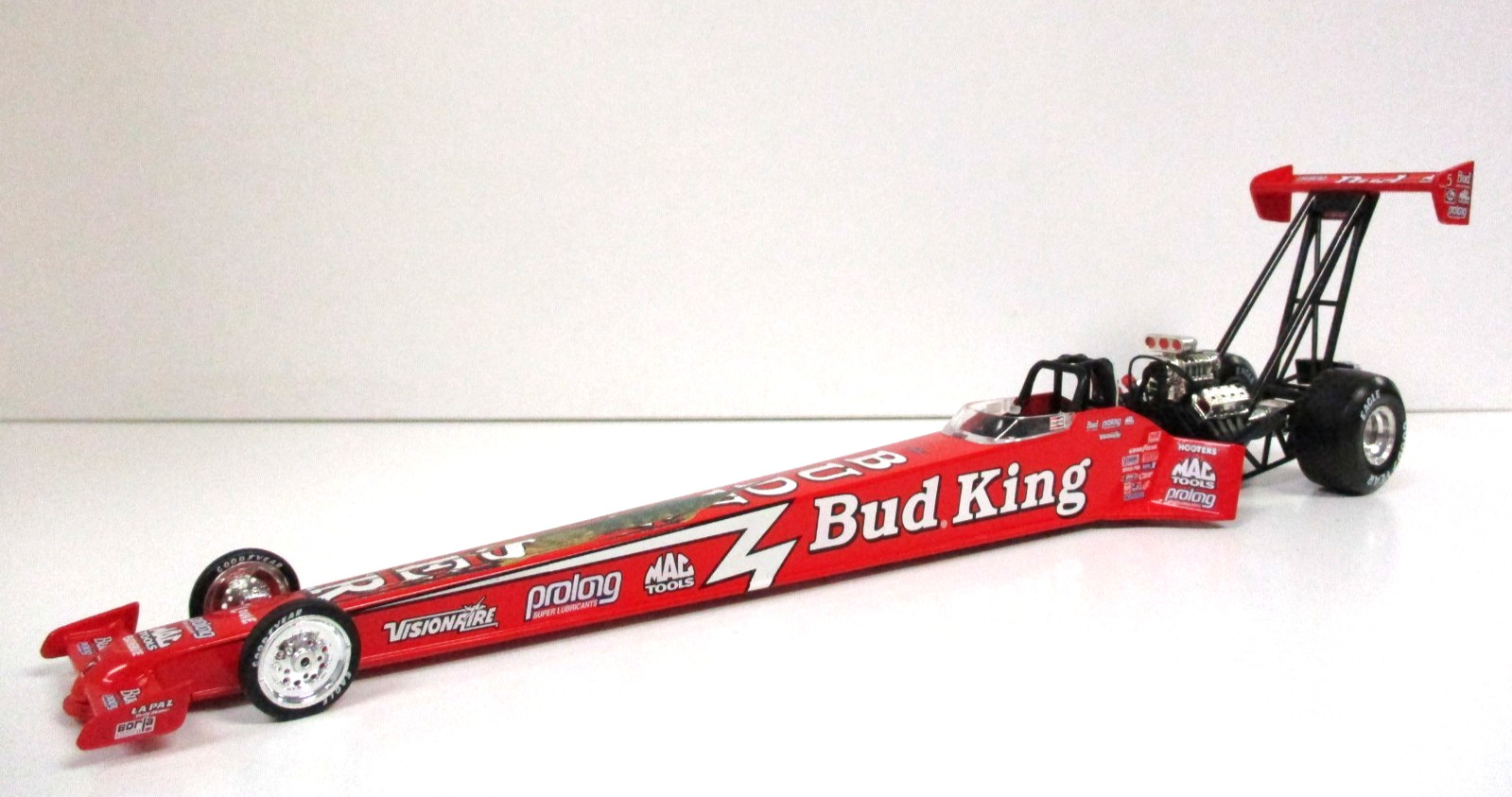 ACTION KENNY BERNSTEIN BUDWEISER LOUIE THE LIZARD 1998 TOP FUEL DRAGSTER 1/24