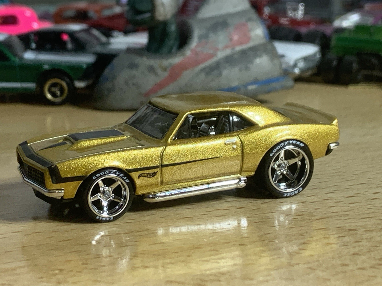 Hot Wheels ’67 Chevy Camaro Custom Wheel Swap Hot Rod Street Machine