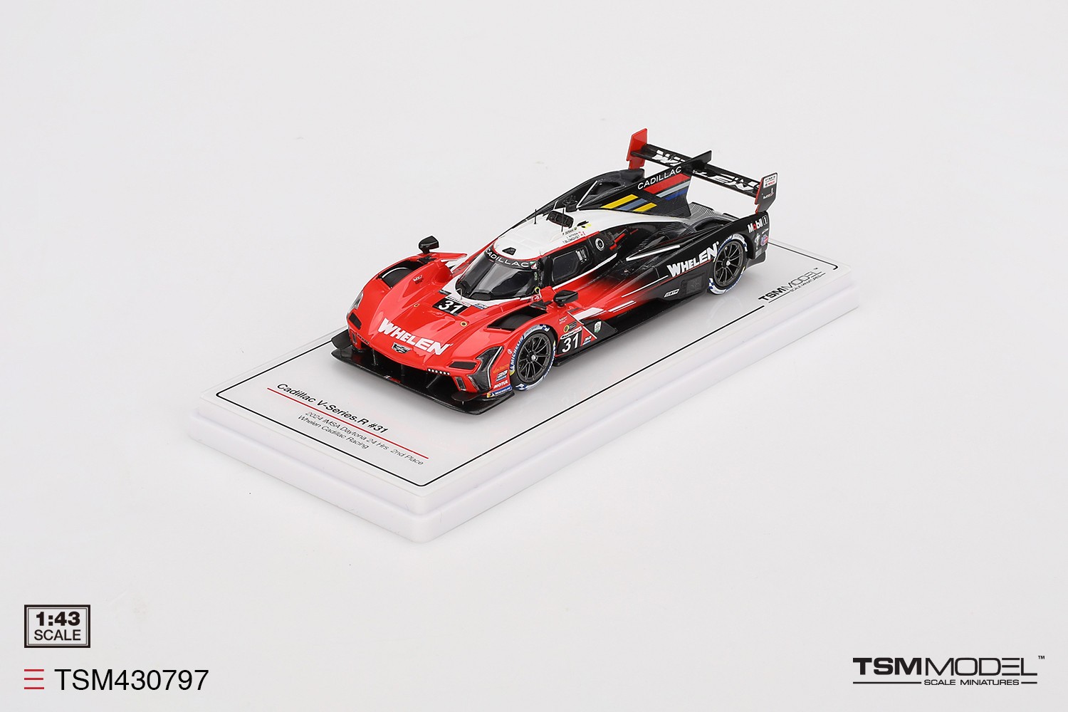 TSM-Model Cadillac V-Series.R – Whelen – 2024 24hrs Daytona 1:43 Car TSM430797