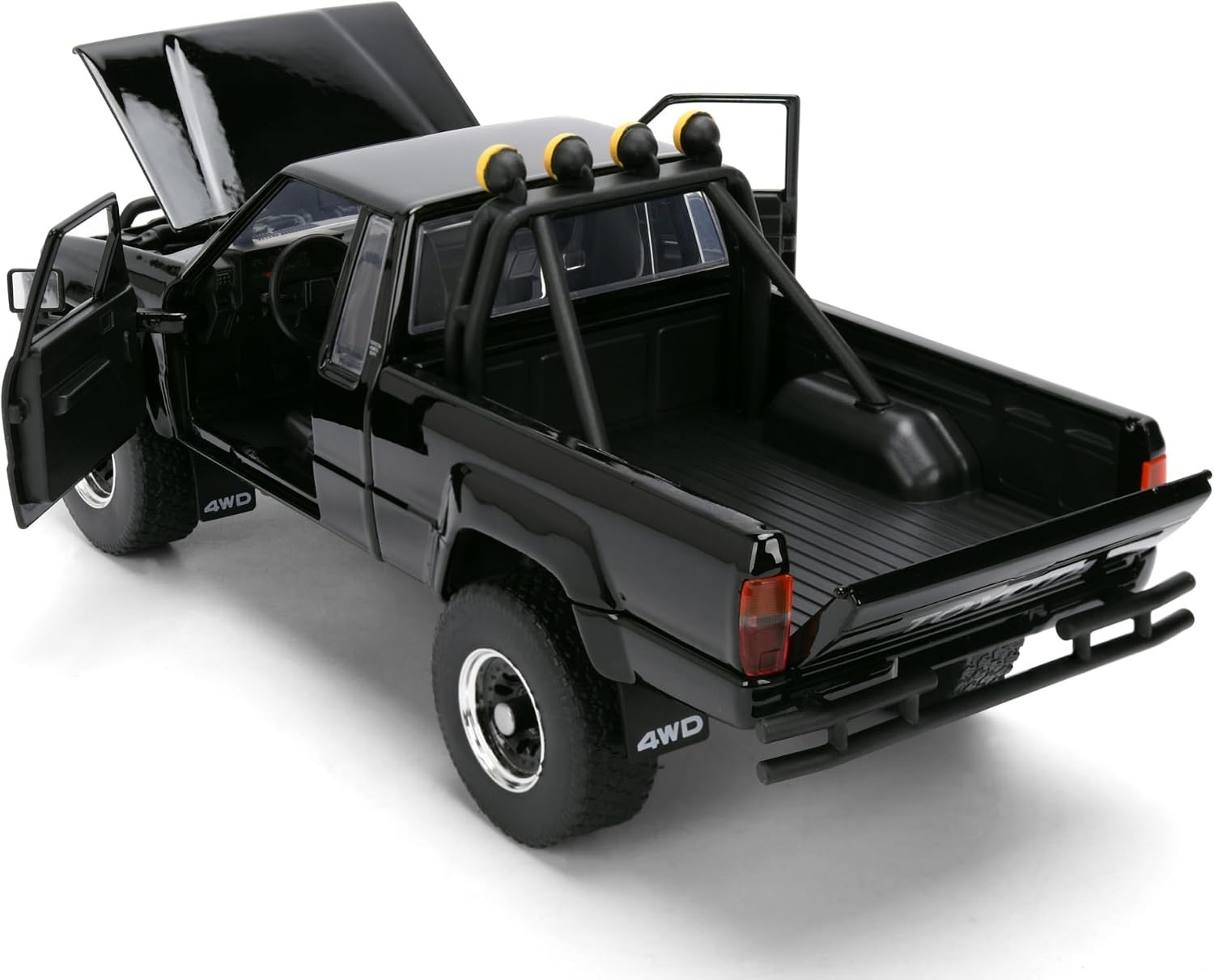 Jada 1:24 1985 Toyota SR5 Pickup and Marty’s Skateboard Back To The Future 36479