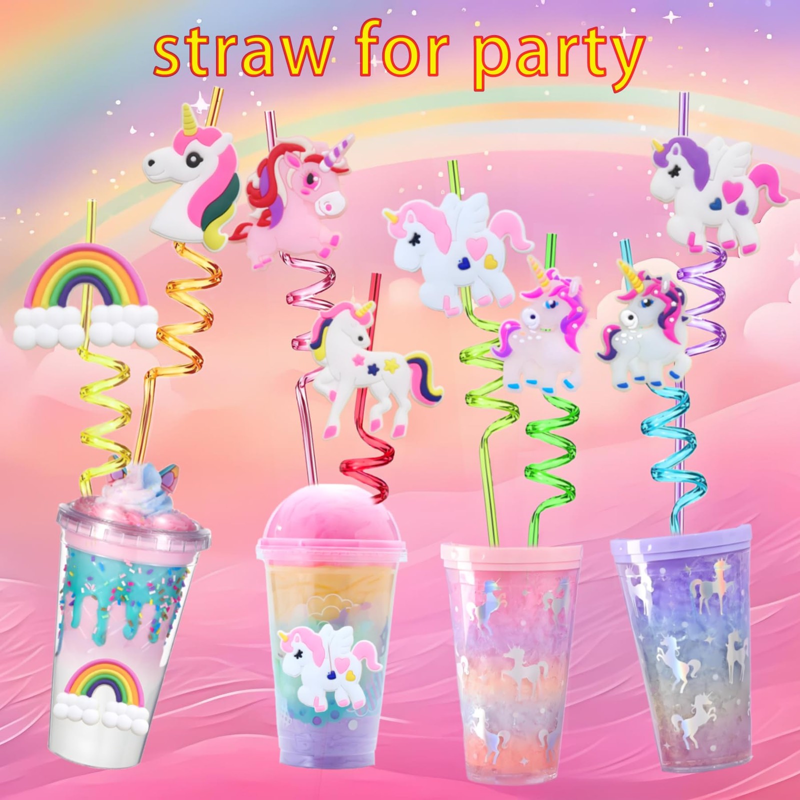 Approx. 10.5″ L × 0.25″ W, 8 vibrant options (pink, blue, yellow, green,…