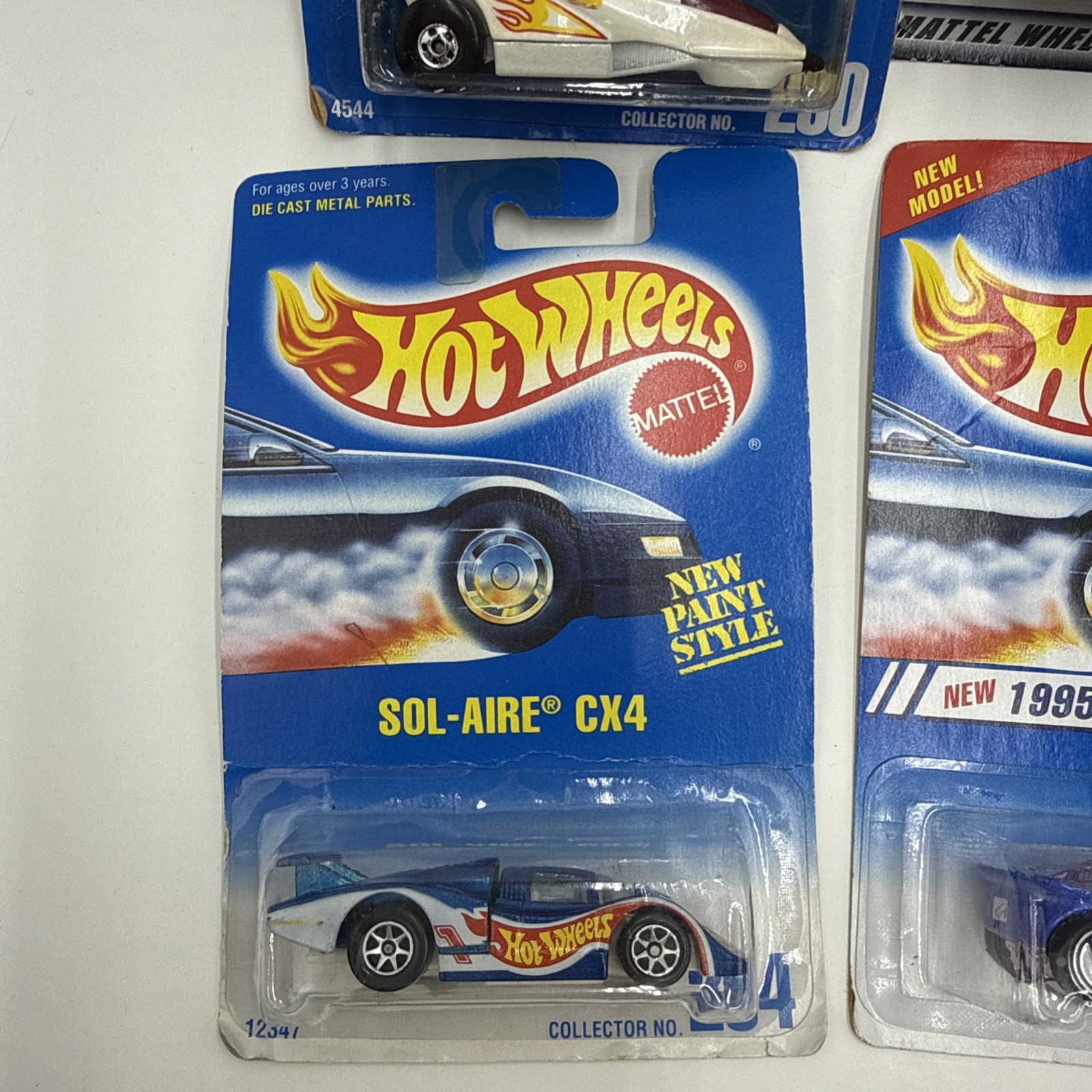 Hot Wheels 1990s New in box lot 6 Cars Mattel