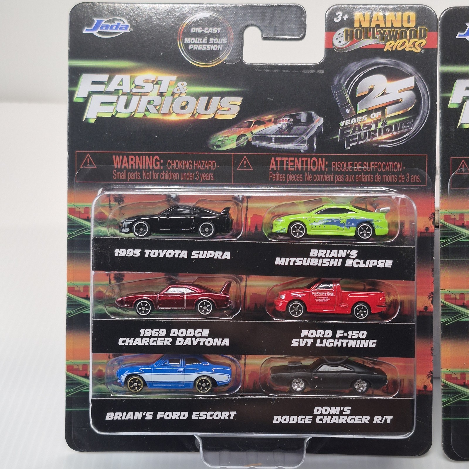 Jada Toys Nano Hollywood Rides FAST & FURIOUS Nano (12) Cars Collector Series