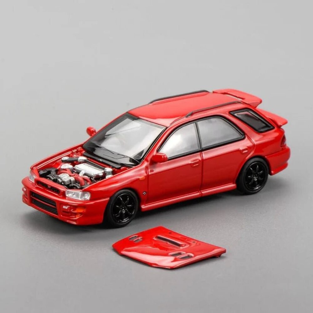 Motorhelix 1/64 Subaru Impreza Wagon WRX STI Ver. VI Cherry Blossom Red