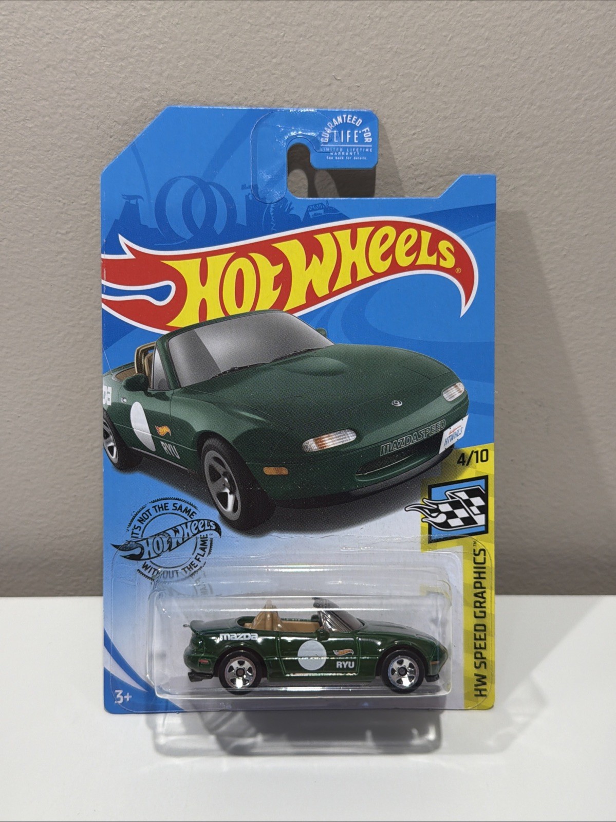 Hot Wheels Speed Graphics’91 Mazda MX-5 Miata Green Car GameStop Exclusive G26