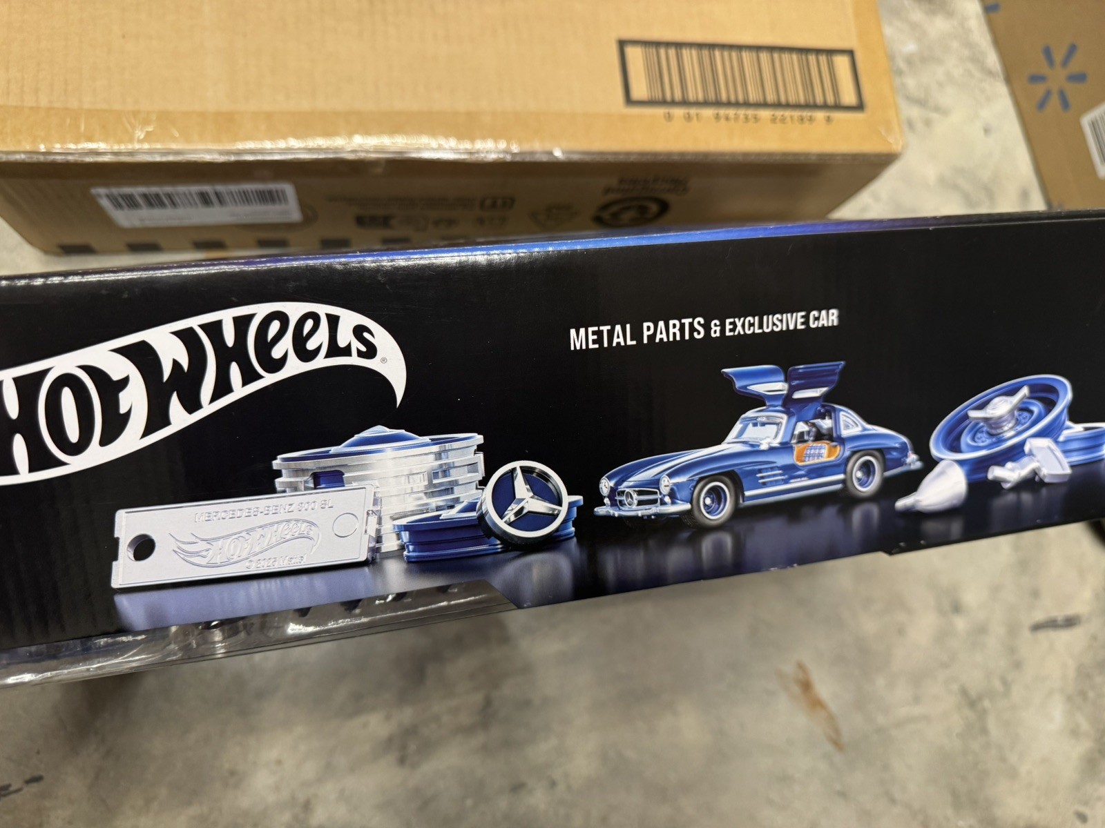 Mattel Brick Shop Hot Wheels Premium Series Building Set Mercedes-Benz 300 SL