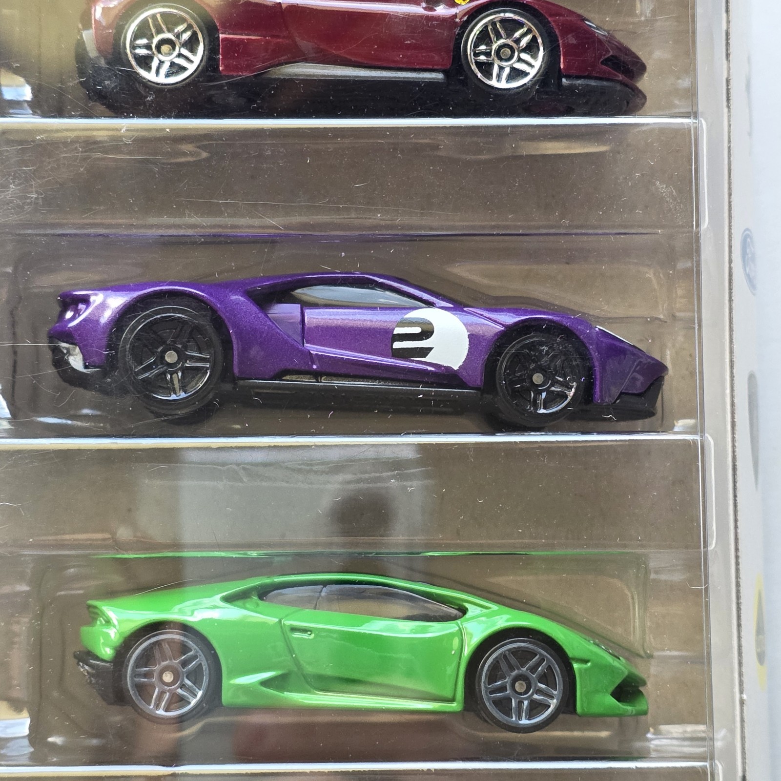 Hot Wheels HW Motor Show 5 Pack JCP95 Ferrari SF90 Ford GT Huracan Evija