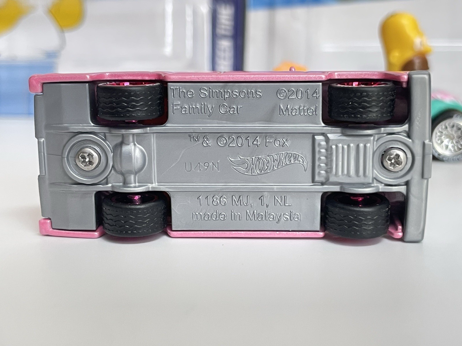 Hot Wheels The Simpsons Family Car + Homer Donut Drifter – CUSTOM WHEEL SWAP