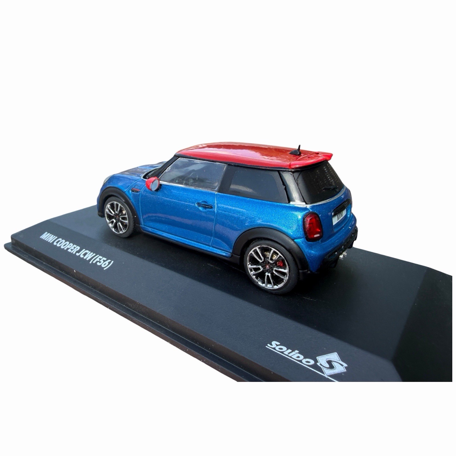 F56 MINI Cooper S John Cooper Works Blue Diecast car 1:43 Scale