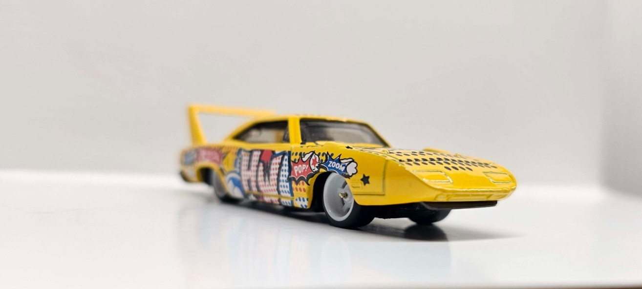 Lowering Base 3D Printed For 1/64 Scale Hot Wheel 70 Plymouth Superbird