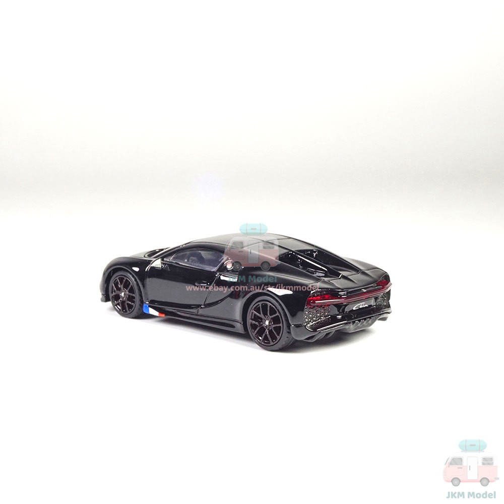 1/64 Bugatti Chiron Model Car Diecast Vehicle Collection Kids Gift Black