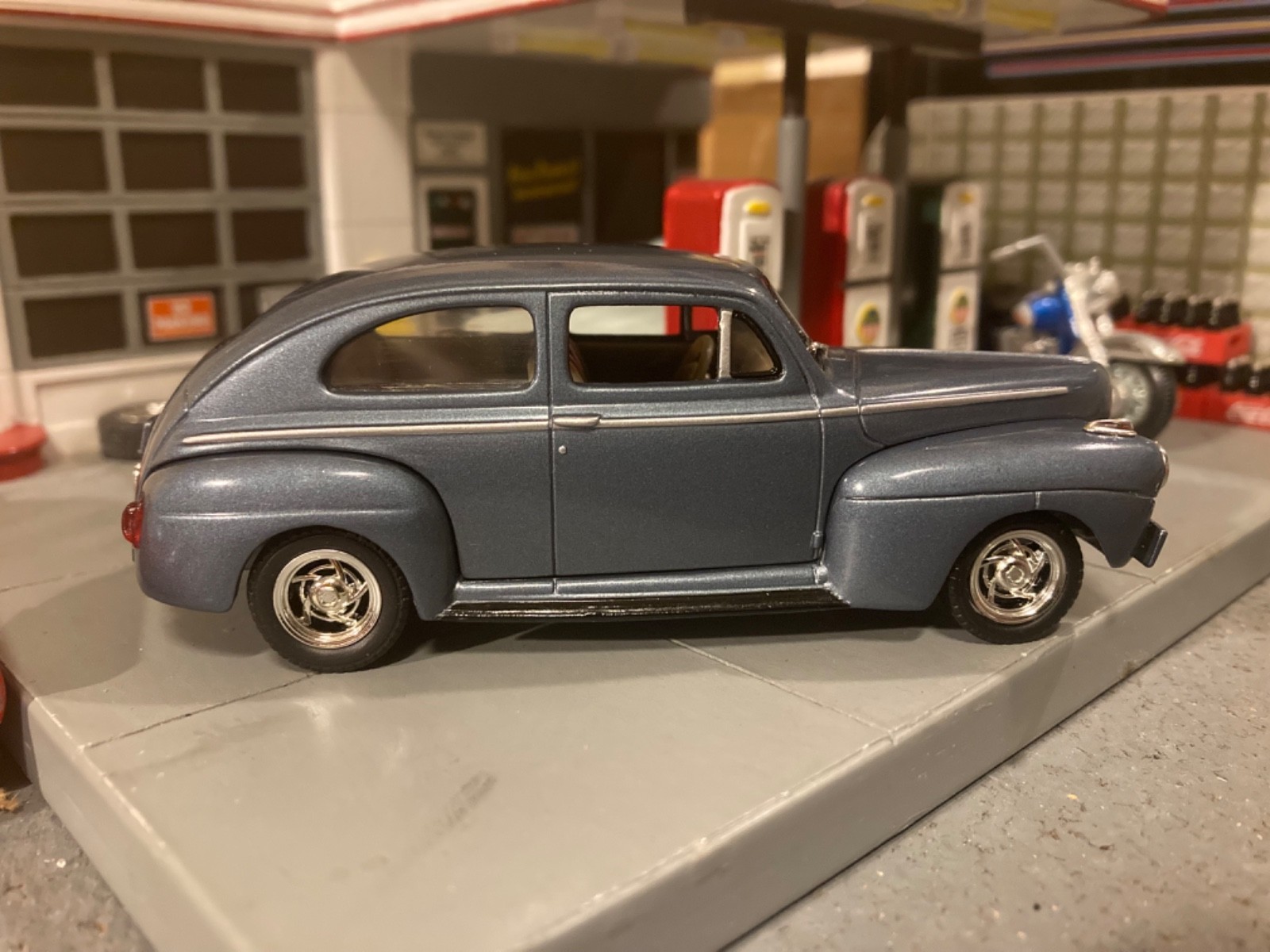 Custom 1 of a Kind 1941 Hot Rod Ford Two Door Sedan, 1/43 Scale, in Original Box