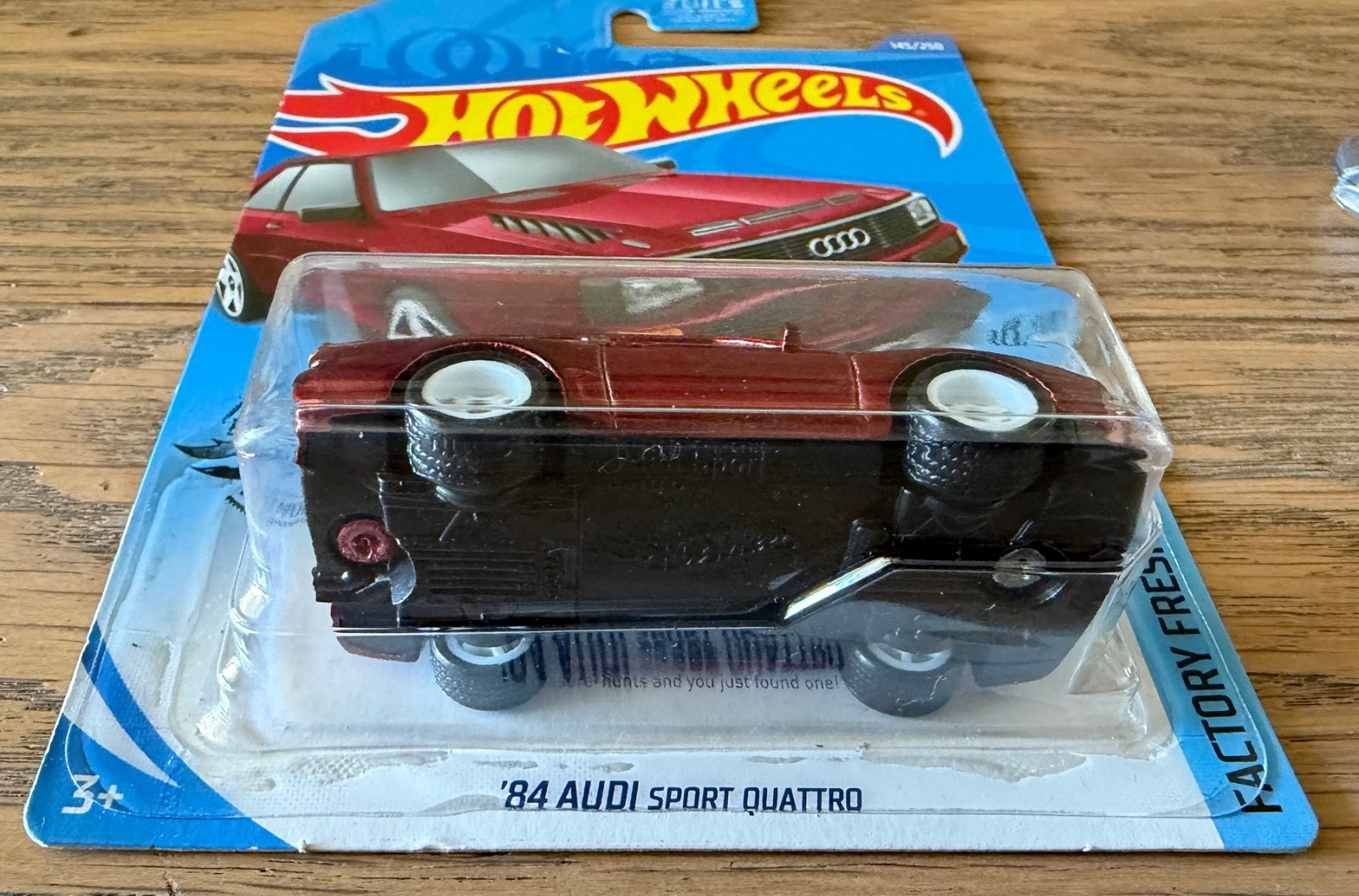 HOT WHEELS – 2020 SUPER TREASURE HUNT – 1984 ’84 AUDI SPORT QUATTRO – RED – NICE