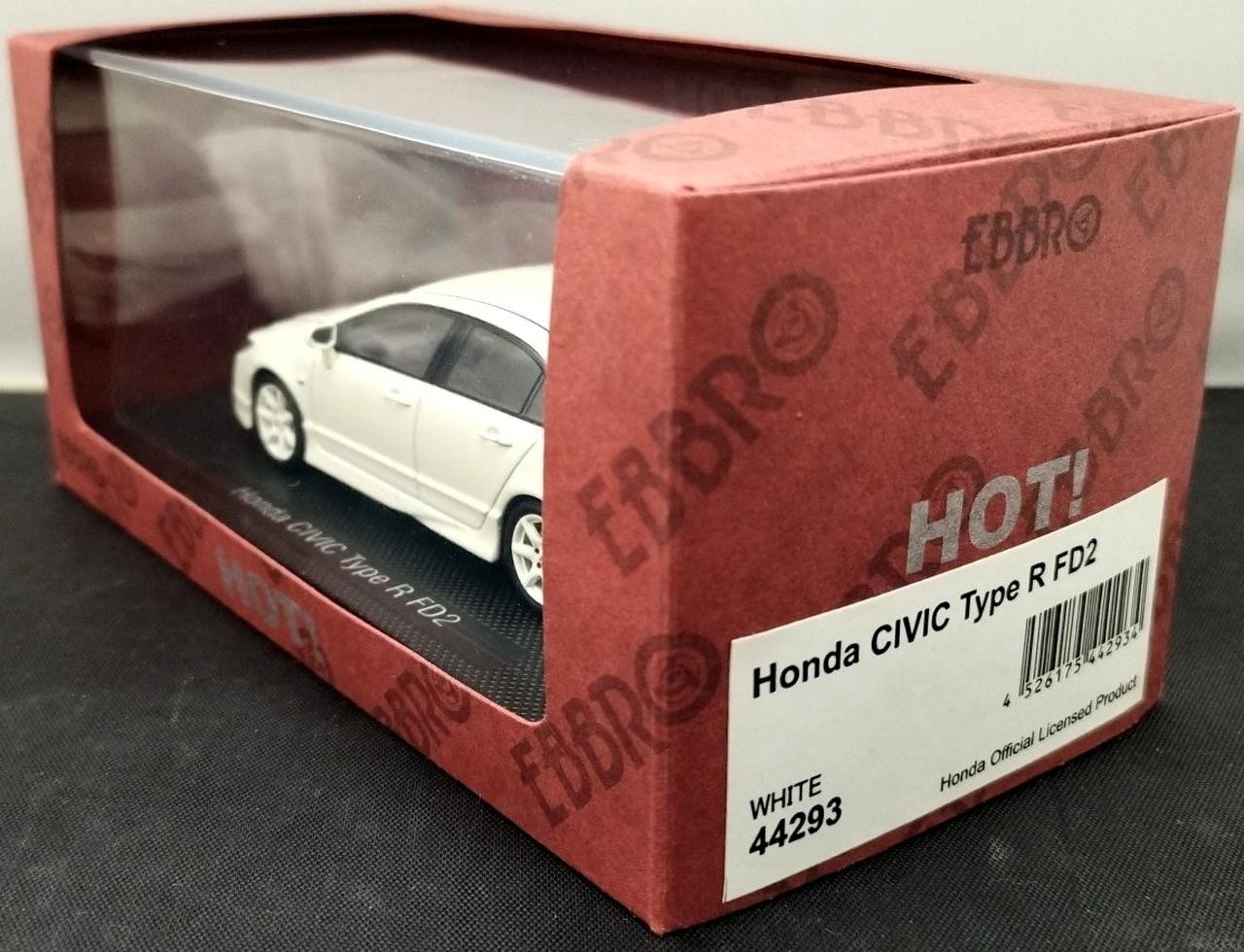 EBBRO HONDA CIVIC TYPE R FD2 WHITE 559332