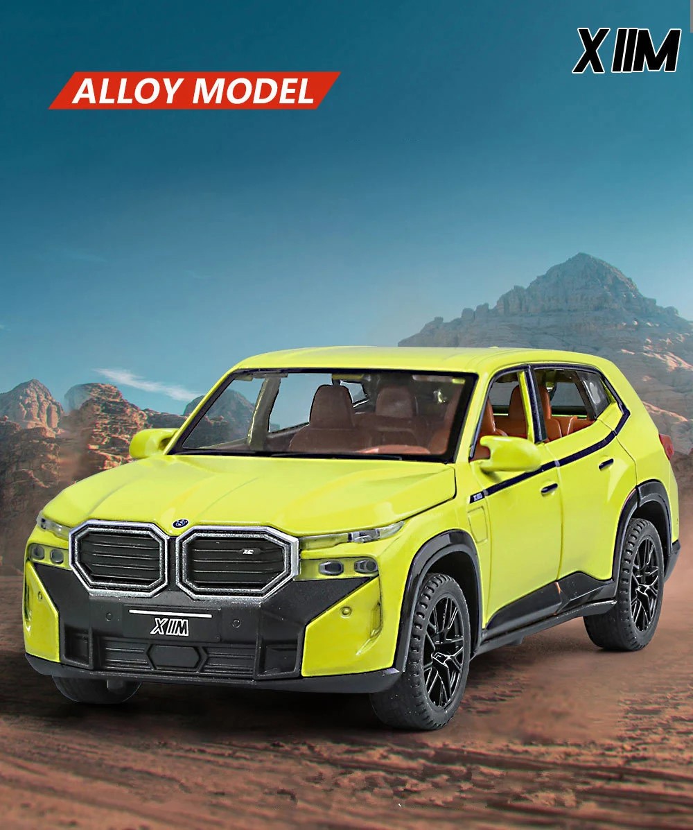 1:32 The XM SUV Alloy Sports Car Model Diecast Metal New Energy Car Vehicles Mod
