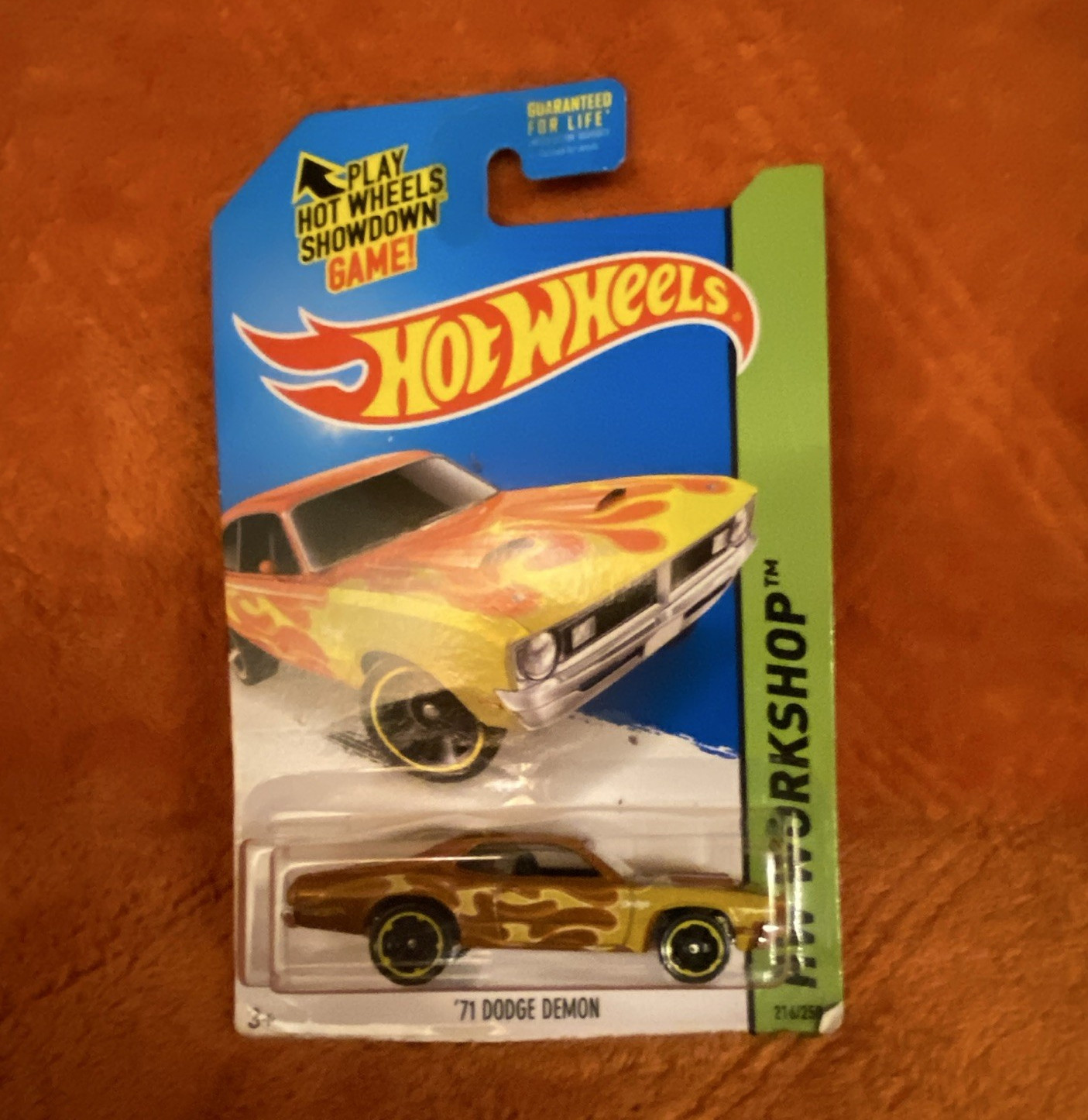 Hot Wheels HW Workshop 1:64 1971 Dodge ’71 Demon Diecast, Showdown Unopened