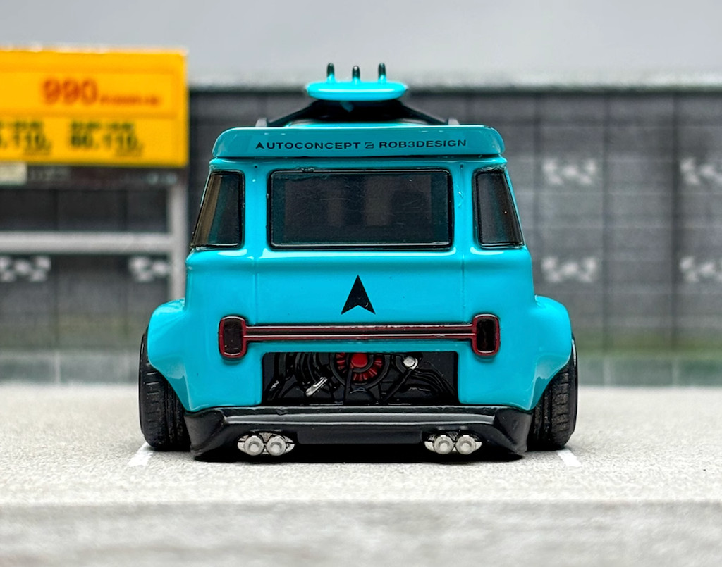 Liberty 1:64 Black Blue VW T1 Kombi Van Camper Sports Model Diecast Metal Car