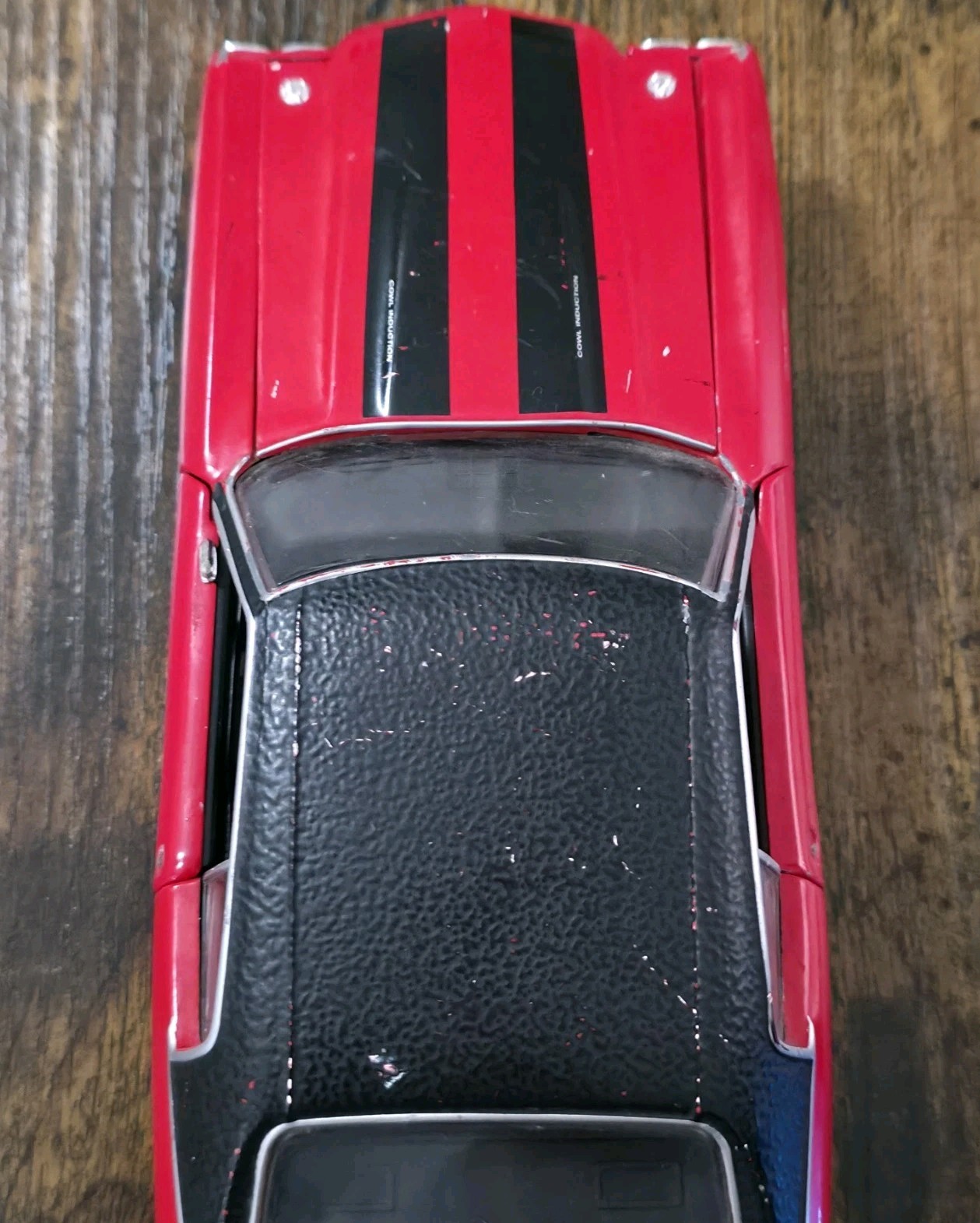 Crown Premiums 1970 Chevelle SS 454 Red/Black 1:24 Diecast Bank GM – Read Descri