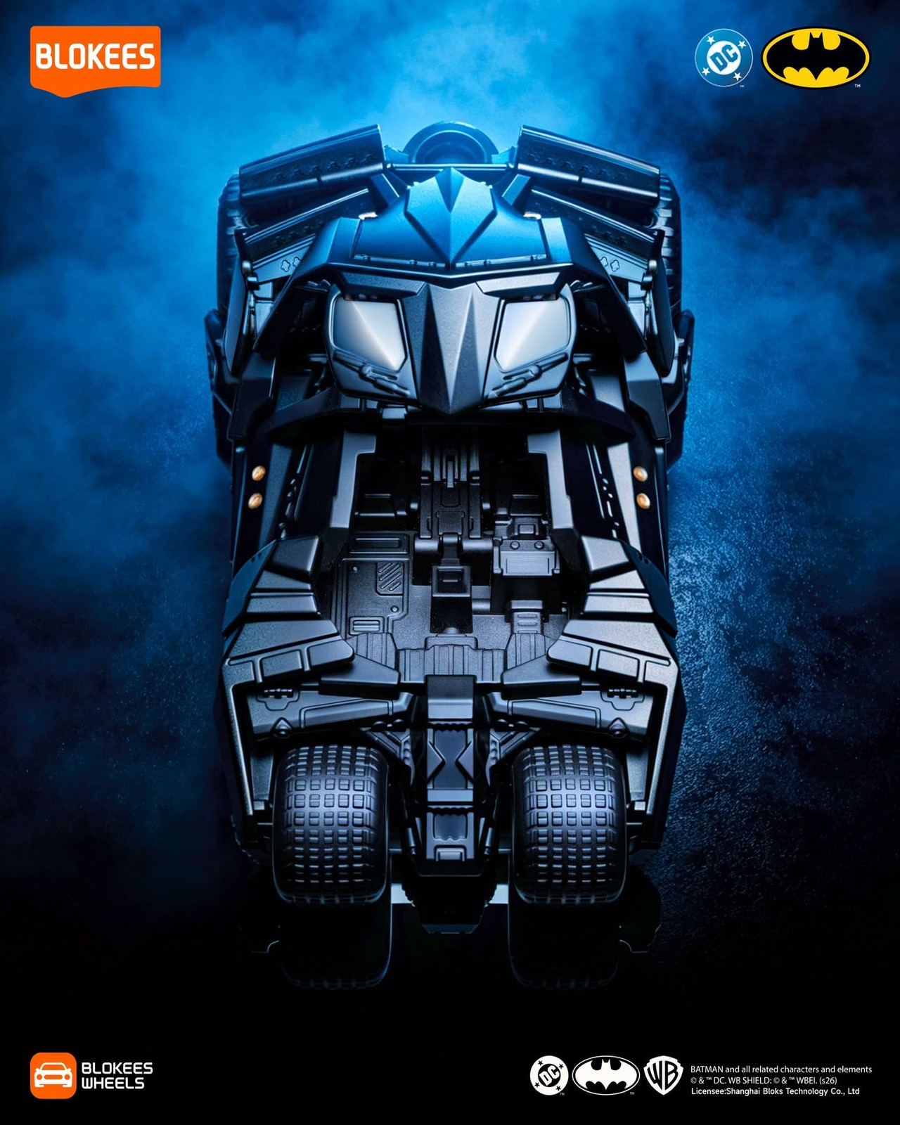 Blokees DC 2005 Batman / Danger Girl Batmobile 1/64 Hot Car Model Wheels Toys